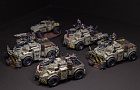 Genestealer Cult - 2x Goliath Truck, 2x Goliath Rockgrinder & Achilles Ridgerunner.~Автор: Максим  (ShabNiggurat)